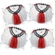 thumbnail image 1 of 4 Pack Mop Head 2 in 1 Mop Head Mop for Vileda Turbo Refill Fiber Mop Accessory Replacement Head Red, 1 of 5