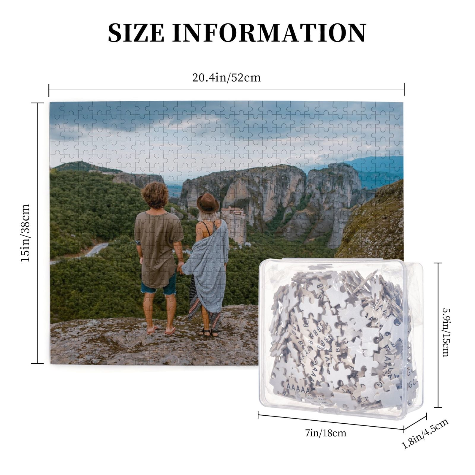 Personalized Custom Jigsaw Puzzle Add Your Own Picture 500 Pieces