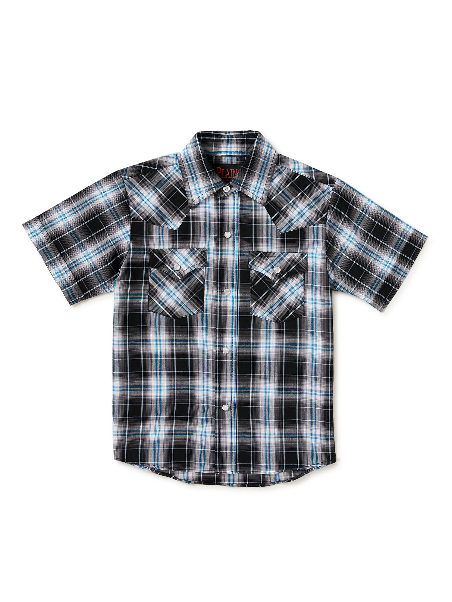 Plains Boys Short Sleeve Basic Snap 