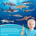 thumbnail image 3 of Juego de 8 figuras Toymany Shark Toys para niños de 3 a 12 años, 3 of 9
