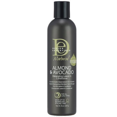 Design Essentials Natural Almond & Avocado Detangling Leave-In Conditioner, 8.0 (Best Detangling Conditioner For Natural Black Hair)