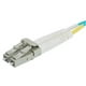 Cable Wholesale LCLC-41005 Câble Fibre Optique 16.5 Ft. LC & LC Multimode Duplex 10 GB Aqua OM4, 50 à 125 - 5 M – image 1 sur 1