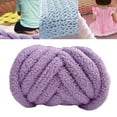 thumbnail image 3 of perfeclan Chunky Wool Yarn, Arm Knitting Yarn, Lightweight DIY Hand Knitting, Bulky Yarn, Heavy Yarn for Crafts, Bed, Fence, Hats, Tapestry, Sweater Violet, 3 of 9
