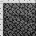 thumbnail image 3 of oneOone Cotton Poplin Black Fabric Boho Decorative Leaf Fabric For Sewing Printed Craft Fabric By The Yard 56 Inch Wide, 3 of 4