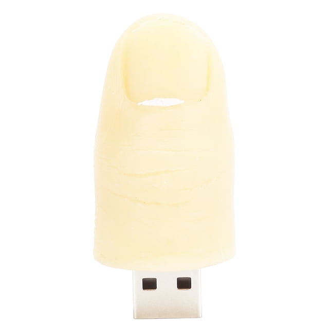 Memory Stick 2.0 USB Flash Drive Pendrive Almacenamiento de datos Dibujos animados Pulgar Muñeca Piel Color64GB
