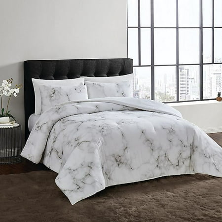 UPC 783048107473 product image for Vince Camuto Amalfi Duvet Set - Full/Queen - White and Black | upcitemdb.com