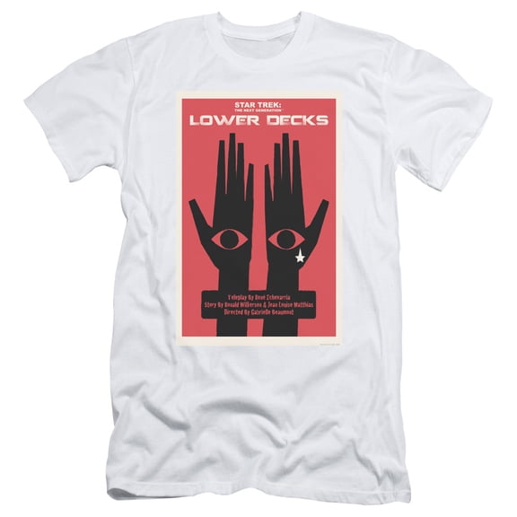 Star Trek Tng Season 7 Episode 15 Adult 30/1 T-Shirt White