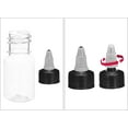 thumbnail image 4 of 12Pcs 4oz/120ml Squeeze Bottles, Clear Dispensing Bottles with Twist Cap Lids, Plastic Squirt Bottle for Ketchup, Mustard,and Crafts, 4 of 6