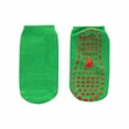 thumbnail image 2 of Riecok Boys And Girls Summer Boys And Girls Summer Comfort All-match Fitted Cotton Socks Double Needle Socks School Sports Socks Kids' colorful socks for school Green 12 Years, 2 of 3