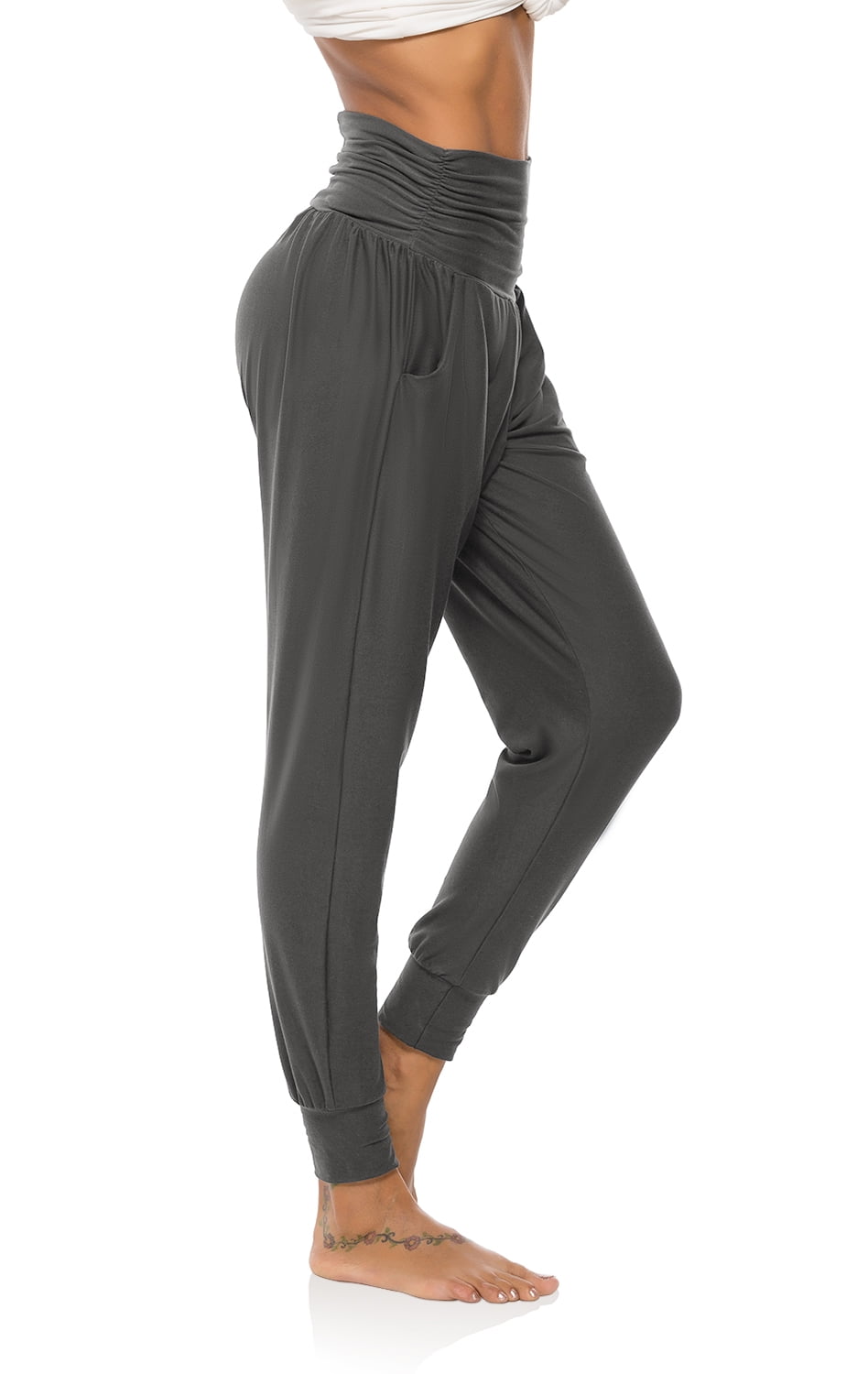JIAGENA Women's Comfy Wide Leg Pants Yoga Workout Sweatpants Loose
