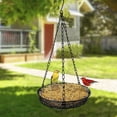 thumbnail image 5 of Plataforma colgante, malla metálica colgante para pájaros, suministros para pájaros, comedero para pájaros optimizado para la excelencia, 5 of 5