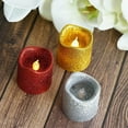 thumbnail image 4 of BalsaCircle 12 Glittered LED Battery Operated Votive Candles Lights Wedding Party, 4 of 6