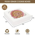 thumbnail image 2 of Cajas de panadería Moretoes Auto-Popup, 35 unidades, 25 x 25 x 6 cm, para tartas, 2 of 8