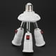 thumbnail image 3 of Base de lámpara E27 Divisor 3 cabezales Adaptador de soporte de luz LED ajustable Enchufe Likrtyny Para estrenar, 3 of 9