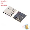 thumbnail image 3 of 2/5/10 piezas Mini/Micro/Nano SD/Sim Card Holder 6/7/8/9/10Pin Sim Slot Socket Connector Push/Autoelástico/Emergente/Clamshell/Extraíble, 3 of 5