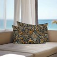 thumbnail image 3 of Boho Floral Outdoor Pillow Covers 20x12 Inch Lumbar Pillow Covers Set of 2 Waterproof Decorative Throw Pillow Cases Vintage Botanical Paisley Flower Cushion Covers for Patio Furniture Garden Couch, 3 of 8