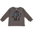 thumbnail image 3 of Inktastic Running Half Marathon Run Girls Long Sleeve Toddler T-Shirt, 3 of 5