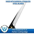 thumbnail image 3 of Pet Magasin Pet Thinning Shears - Professional Thinning Scissors with Toothed Blade, 3 of 7