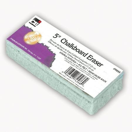 Standard Chalkboard Eraser, 5-Inch | Bundle of 5 Each