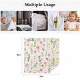 thumbnail image 5 of Cloth Napkins Set of 8 - 20x20 Inches, Pink Spring Floral Washable Reusable Table Napkins, Flowers Elegant Pastoral Botanical Soft & Absortbent Dining Napkin for Party Wedding Hotel Restaurant, 5 of 8
