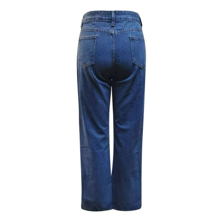 VMESZQFG Jeans for Women Denim Pants Straight Jean Women VMESZQFG Jeans for Women Denim Pants Straight Jean Women