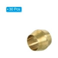 thumbnail image 3 of Uxcell 3/16" ID Compression Sleeve Ferrules, 30Pcs Brass Sleeve Ferrules Compression Fitting Assortment Kit, 3 of 5