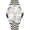 thumbnail image 2 of Reloj de cuarzo, calendario dual, reloj de hombre, reloj de hombre, reloj minimalista, 2 of 2