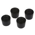 thumbnail image 2 of SODIAL(R) 3cm Inner Dia Black Rubber Round Table Chair Foot Cover Holder 4 Pcs, 2 of 4
