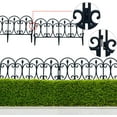 thumbnail image 6 of Hirigin Decorative Garden Fence, 5pcs Folding Fencing Wire Patio Wire Border for Flower Bed Dog Barrier Tall Garden Edge, 6 of 6