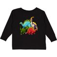 thumbnail image 3 of Inktastic Cute Dinosaurs Boys or Girls Long Sleeve Toddler T-Shirt, 3 of 5