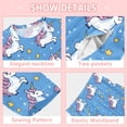 thumbnail image 5 of Unicorns Cozy Soft Long Sleeves Top and Pants 2 Piece Cool Pjs Pajamas Set Sleepwear Size 3-11Y, 5 of 6