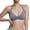 Grey, variant on Simple Basic Bra Influence Strappy Sports Bra for Women Backless Padded Support Workout Gym Yoga Removable Cups L Light Pink