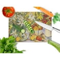 thumbnail image 2 of Carolines Treasures DND021LCB Fruit, Flowers and Vegetables Glass Cutting Board Large, 12H x 16W, multicolor, 2 of 2