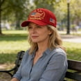 thumbnail image 4 of Baseball Cap Everyday Wear With Classic Anniversary Embroidery Adjustable Snapback Hat Sports Style, 4 of 5