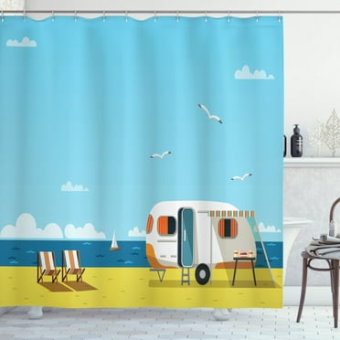Sea Animals Shower Curtain Underwater, Homextras Shower Curtain Set And Window