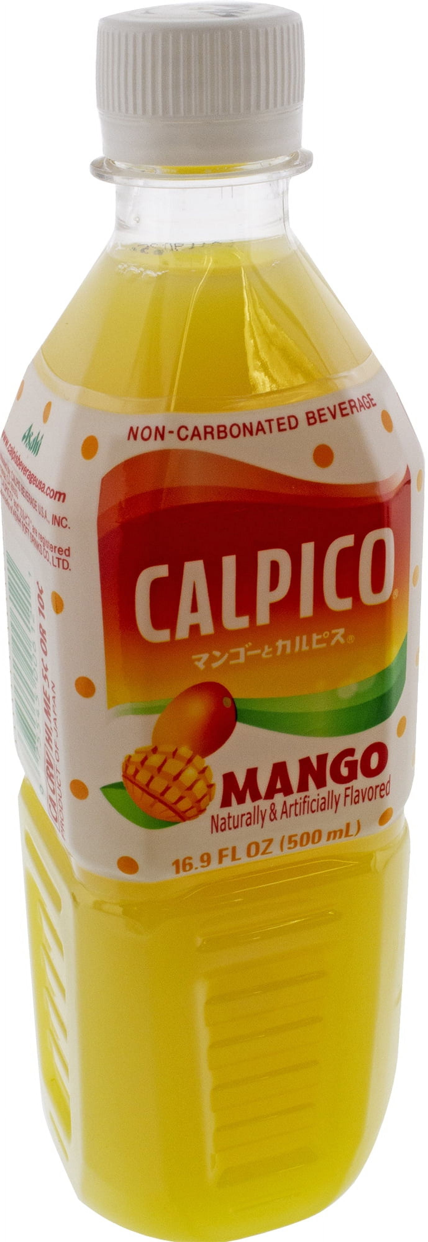 (4 pack) Calpico Drink Mango ,16.9 FL OZ.