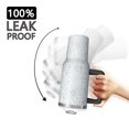 thumbnail image 3 of 40oz Pioneer Flower Floral Print Pattern Insulated Tumbler with Handle, BPA-Free Leak Proof Lid and Straws, Double Wall Vacuum, Hot 12h/Cold 34h, 3 of 6