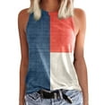 thumbnail image 2 of EKOUSN Womens Crewneck Sleeveless Tank Tops Summer Casual Loose Fit Basic Shirts, 2 of 4