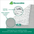 thumbnail image 2 of FurHaven Birch Faux Fur & Suede Waterproof Blanket for Dogs and Cats - Gray, Extra Large, 2 of 12