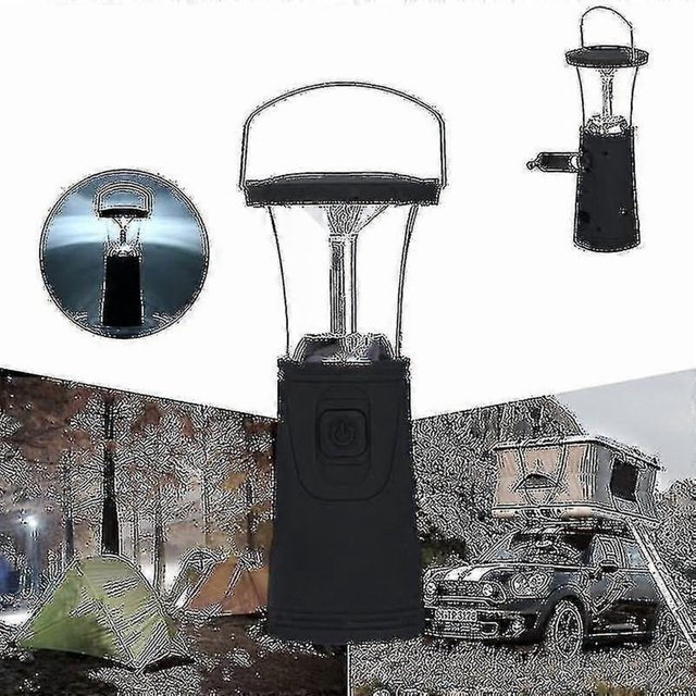 Hand-cranked Solar Power Light Multi-purpose Emergenc Led Lamp Outdoor Camping Lantern