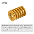 thumbnail image 3 of Unique Bargains Die Ressort 2 Pack 30mm OD 35mm Long Spirale d'Estampage Léger Charge Compression Die Ressorts Jaune, 3 of 5