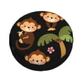 thumbnail image 3 of Balery Monkeys Swinging From Palmstire Cover Waterproof Dust-Proof, Universal Spare Wheel Tire Cover For Trailer, Rv, Suv Truck And Vehicle Camper Accessories-14 Inch, 3 of 9