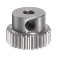 thumbnail image 1 of Unique Bargains Pinion Gear 3mm Aperture 28T 0.5 Module Stainless Steel Motor Gear, 1 of 5