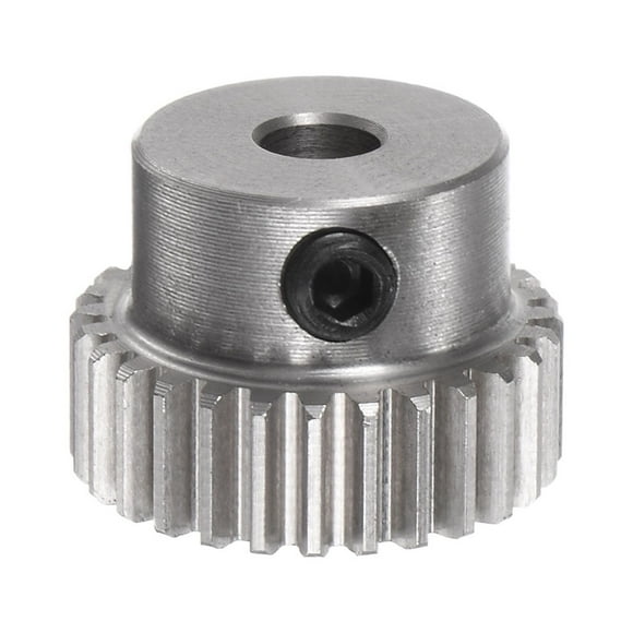 Unique Bargains Pinion Gear 3mm Aperture 28T 0.5 Module Stainless Steel Motor Gear