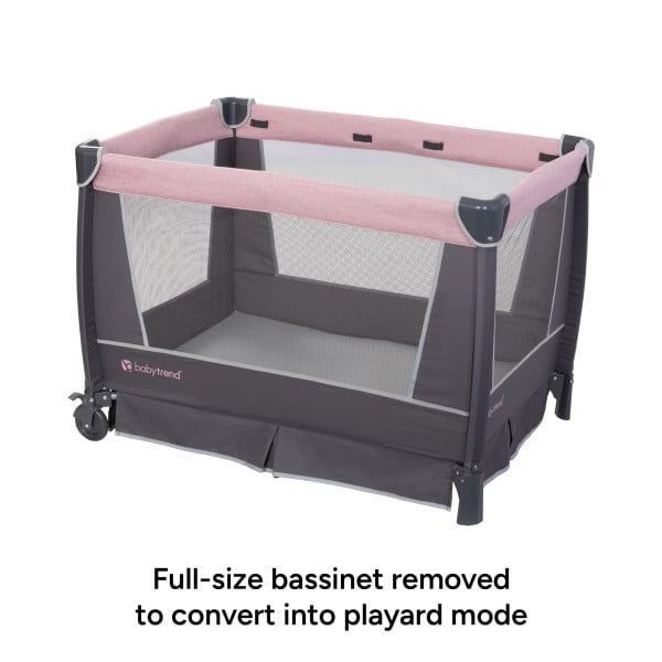 Baby Trend Simply Smart Nursery Center Playard, Pink photo 7