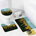 thumbnail image 2 of GZHJMY Bathroom Mat set of 3， People Harvesting in The Field 3 Pieces Bath Mats Set for Bathroom, Vintage Style Non-Slip Washable Cover Floor Rug Decorations for Kitchen Bathroom Bedroom, 2 of 6