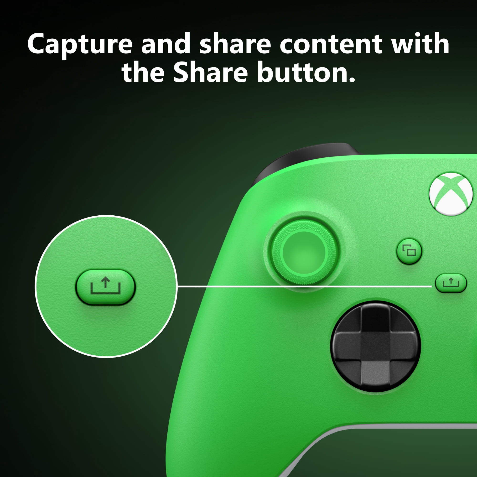 XBOX Wireless Controller – Velocity Green – for XBOX Series X|S, XBOX One, PCs, TVs, mobile, and more