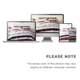thumbnail image 7 of Davulos Full Comforter Set Striped Bedding Set 7 Piece Bed in a Bag Soft Microfiber Comforter and Sheet Set Red Black Navy Patchwork Striped Bed Set for All Season, 7 of 7