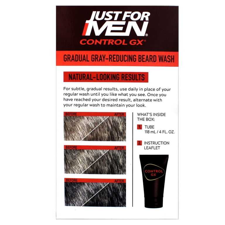Just For Men, Control GX Grey Reducing Beard Wash, 5.25 fl oz