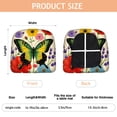 thumbnail image 3 of Pioneer Flower and Butterfly Seat Covers for Dining Room Chairs Set Of 4,Stretch Printed Washable Chair Seat Cover with Elastic Ties and Button,Removable Waterproof Couch Cushion Covers, 3 of 6
